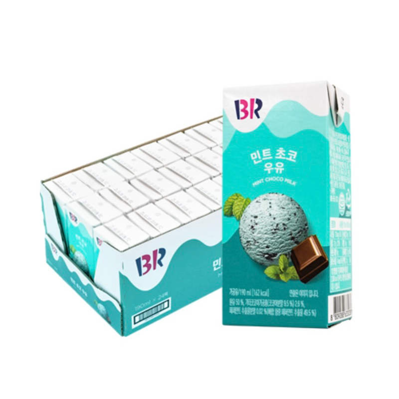 ［ 預購 ］ 🇰🇷韓國直送 31冰淇淋🍦調味乳 薄荷巧克力🍃/棉花糖/草莓🍓/巧克力🍫190ML箱入24瓶
