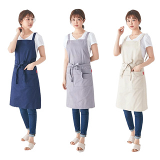 FULIKI圍裙 日系H型圍裙純棉圍裙家用廚房圍裙