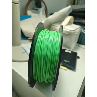 xyz，3d列印線材，線徑1.75mm，青草綠色，材質abs，含線卷約568g
