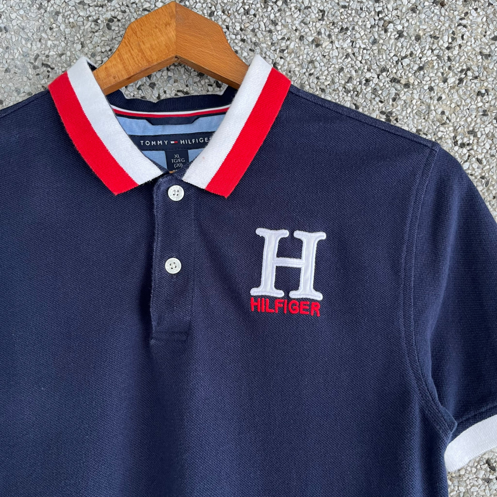 [Oldman Vintage]Tommy Hilfiger POLO衫 復古 短袖 古著 XL號 TS61