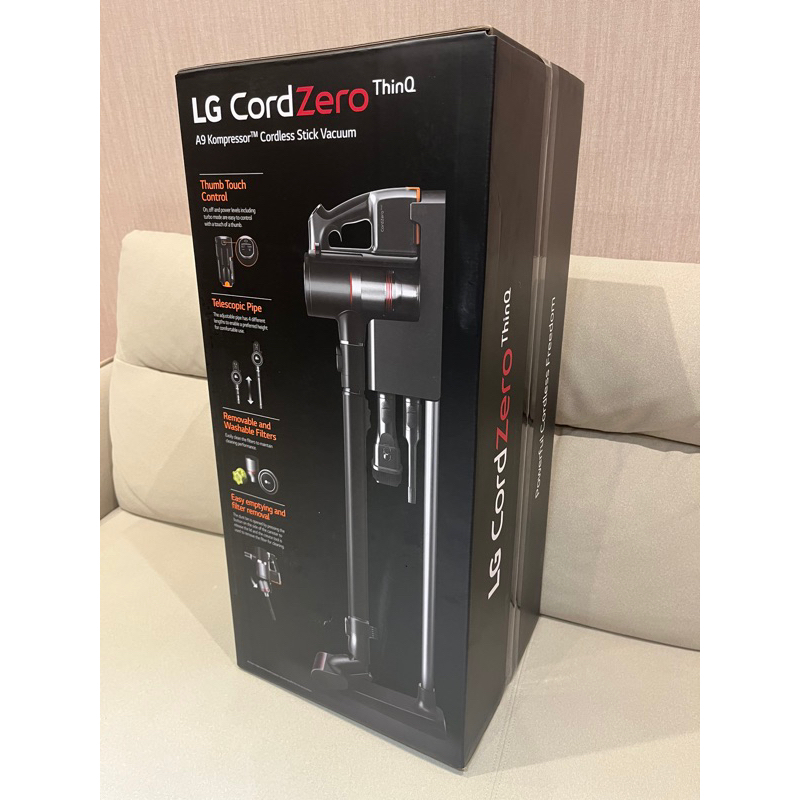 LG CordZero™ A9 K系列濕拖無線吸塵器 (寵物家庭) (鐵灰色)