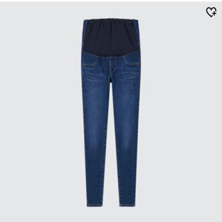 UNIQLO 孕婦包腹特級彈性牛仔褲/孕婦牛仔褲/藍色S號(二手)