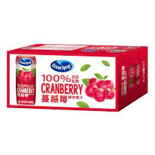 【Costco代購】Ocean Spray 100% 蔓越莓綜合果汁 250毫升 X 18入【茉莉Costco代購】