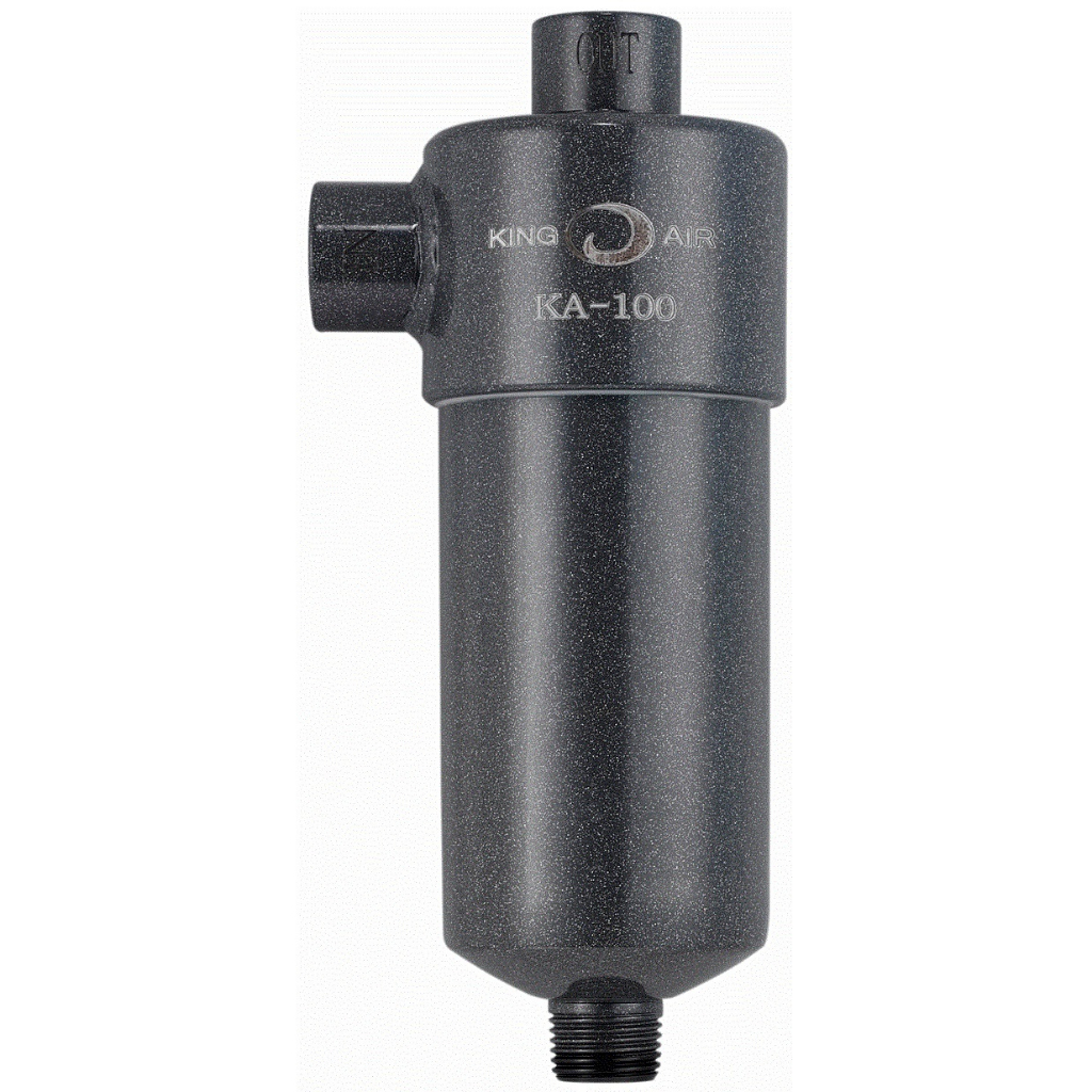 【空壓過濾器】免換濾心、不用換濾心~工業用除水過濾器KA-100M~適用空壓機大小1HP