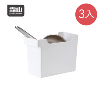 【日本霜山】16.5CM面寬廚櫃隙縫多功能收納盒(附輪)-3入