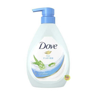 【JPGO】日本製 Dove 多芬 深層保濕沐浴乳 500g~清爽蘆薈