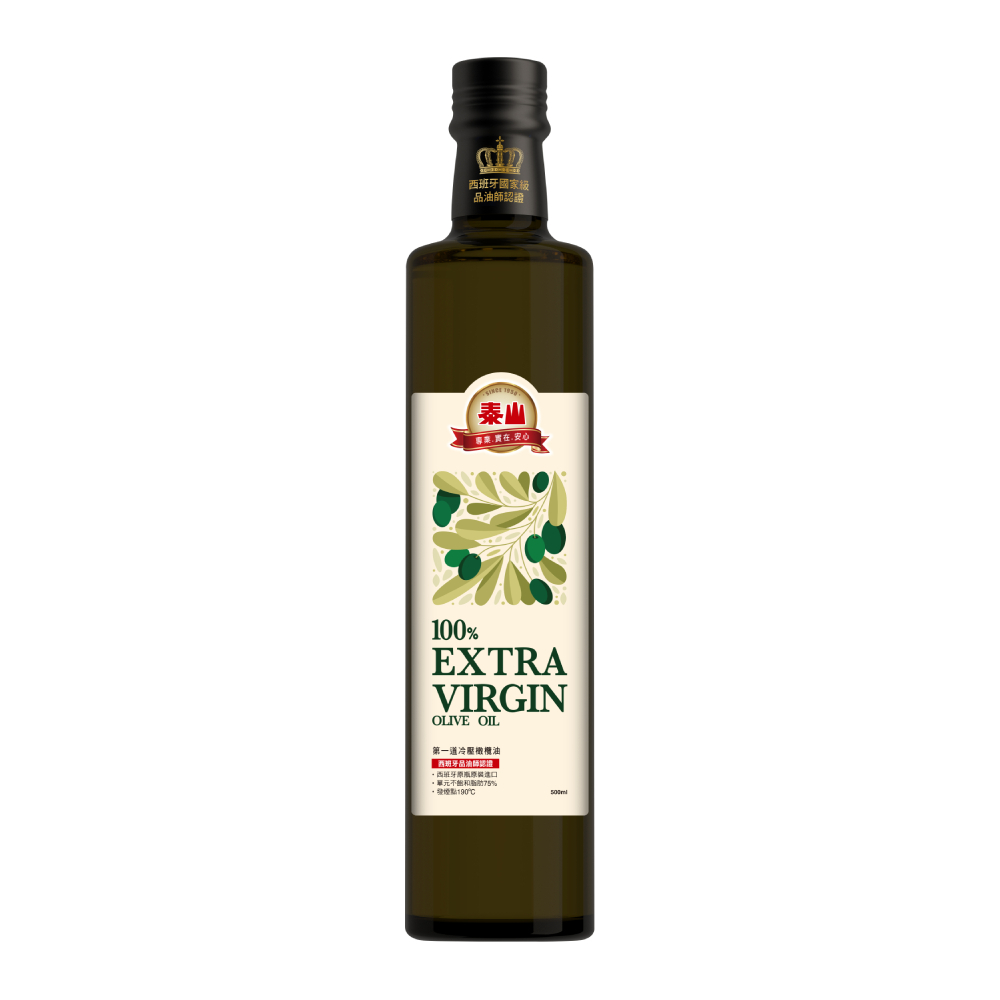 【泰山】第一道冷壓橄欖油 6入組(500ml/瓶)