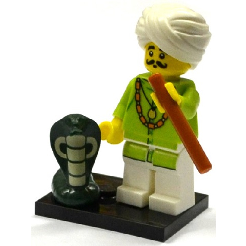 樂高LEGO 第十三代人偶包/71008 #4 吹蛇人