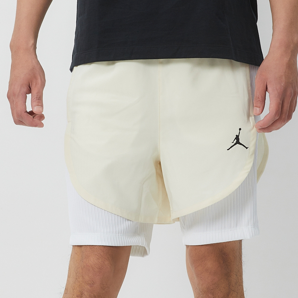 [7折代購] Nike Jordan STMT SHORT 男 象牙白 快乾 休閒 運動 短褲 DZ0574-110