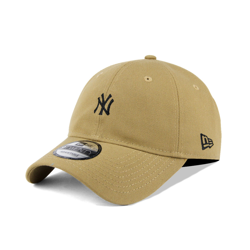 【NEW ERA】MLB NY 紐約洋基 小Logo 卡其色 軟板 老帽 9TWENTY 【ANGEL NEW ERA】
