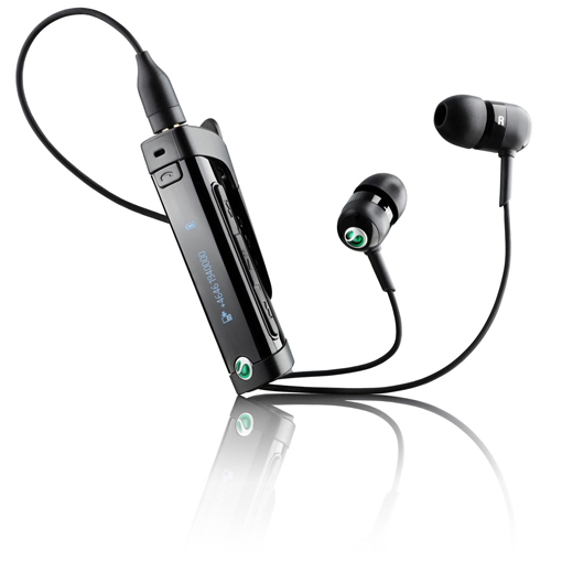 Sony Ericsson MW600 可聽FM 有螢幕的 Hi-Fi 可通話立體聲藍芽耳機 黑色
