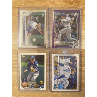Bowman Chrome Topps Chrome Bobby Witt Jr 四張一起