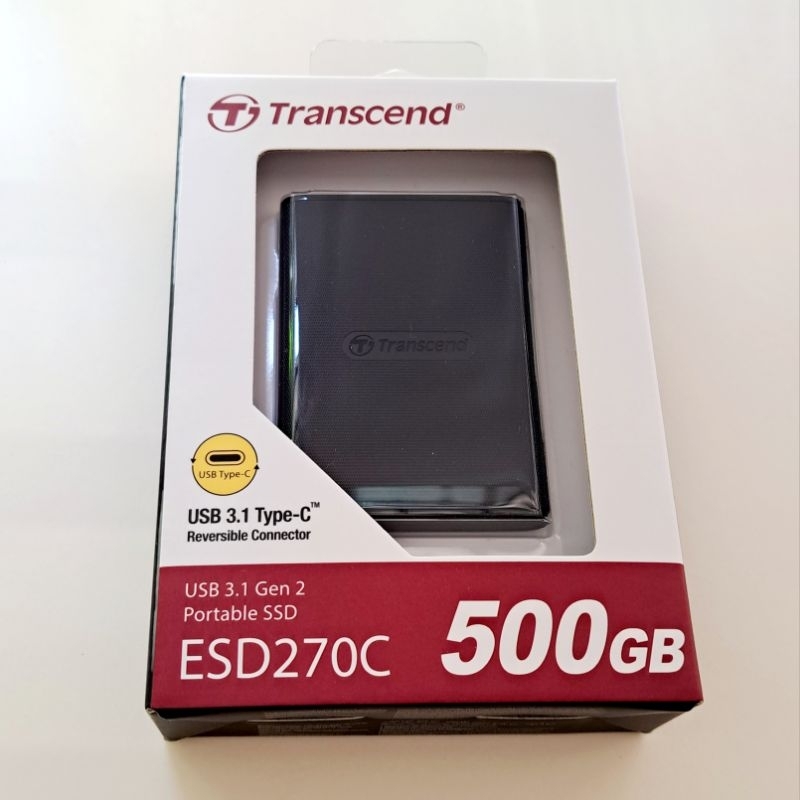 創見Transcend ESD270C 外接行動固態硬碟 - 500G