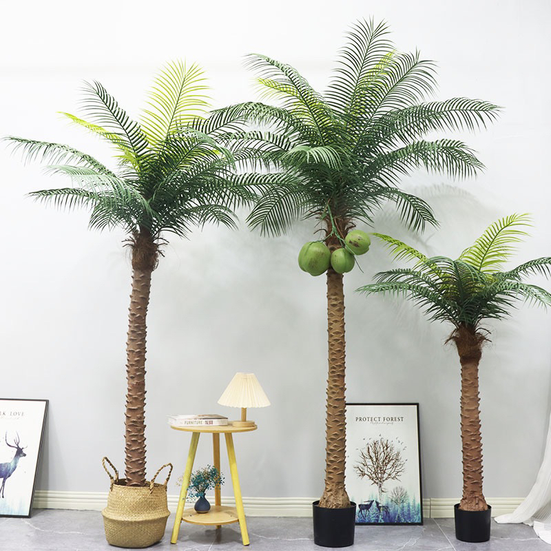 😇仿真椰子樹😇假植物 椰子樹 假樹 室內設計 空間造景 室內空氣 大型綠植 棕櫚樹 盆景裝飾 針葵盆栽