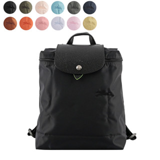 LONGCHAMP LE PLIAGE GREEN再生帆布折疊後揹包(任選) L1699 919