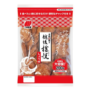 日本 三幸製菓 越後樽燒 系列 家庭號 醬油米果 鹽味米果