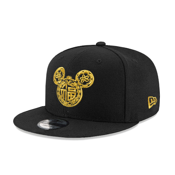 【NEW ERA】聯名款 米奇 生肖系列 鼠年 剪紙 窗花 經典黑 9FIFTY 棒球帽【ANGEL NEW ERA】