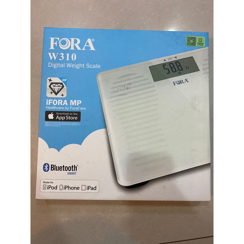 台灣福爾FORA W310數位式BMI體重計
