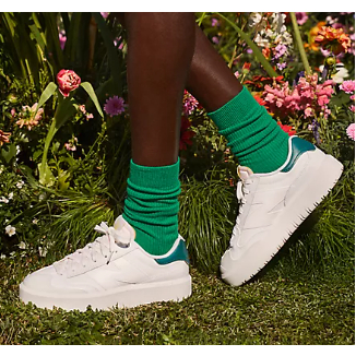 【New Balance】復古鞋 中性 D楦（白綠色、24.5cm*1）- CT302LF