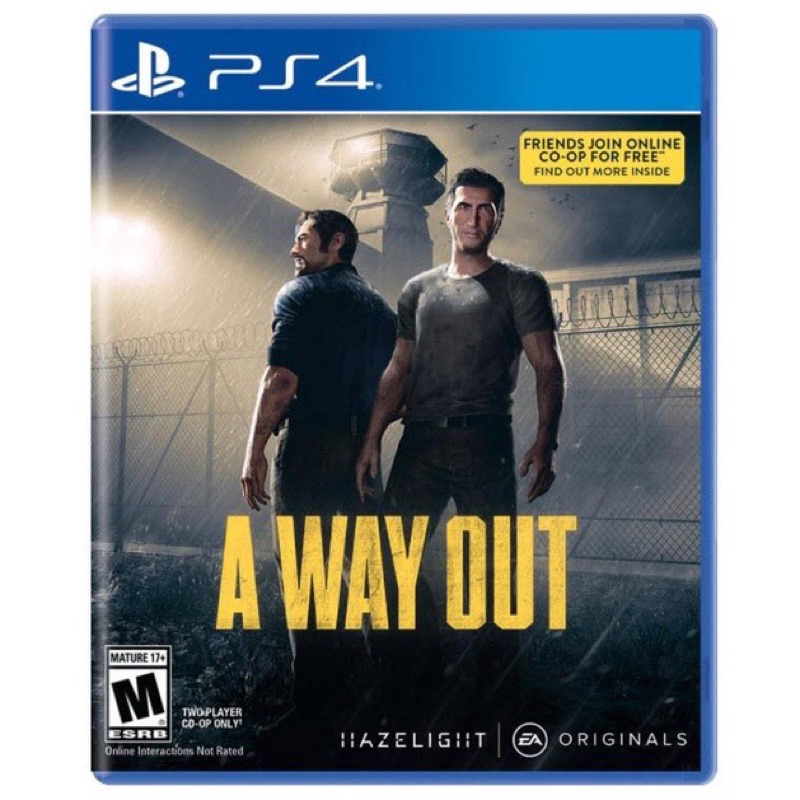 ps4 (ps5可玩）A WAY OUT 逃出生天 越獄搭檔 美版 二手