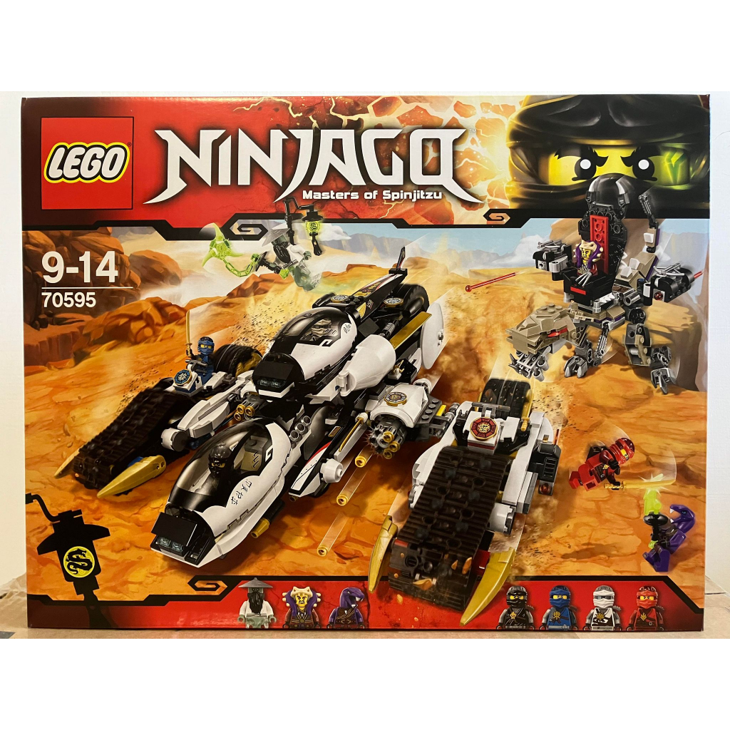 ⋐HJ㍿⋑ 全新現貨 LEGO 70595 NINJAGO 旋風忍者系列 進化隱形追擊車 忍者四合一變形戰車