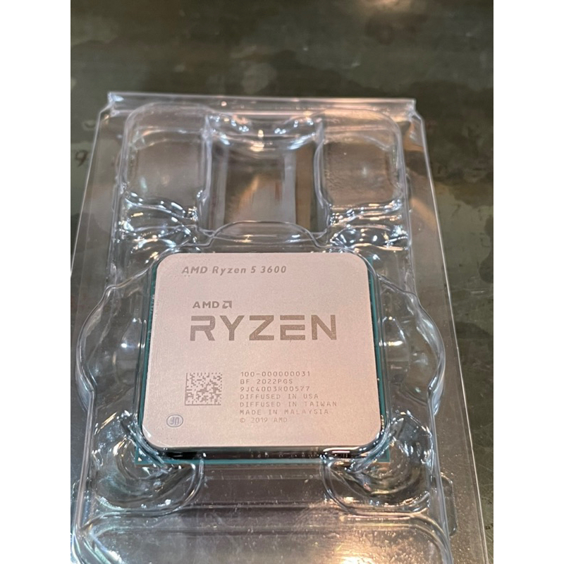 AMD CPU  Ryzen5  R5-3600 二手含原廠風扇