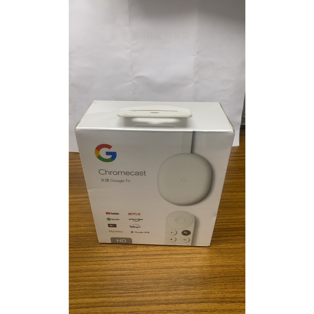 Chromecast 4代 with Google TV 媒體串流播放器 HD 電視棒 安卓電視盒