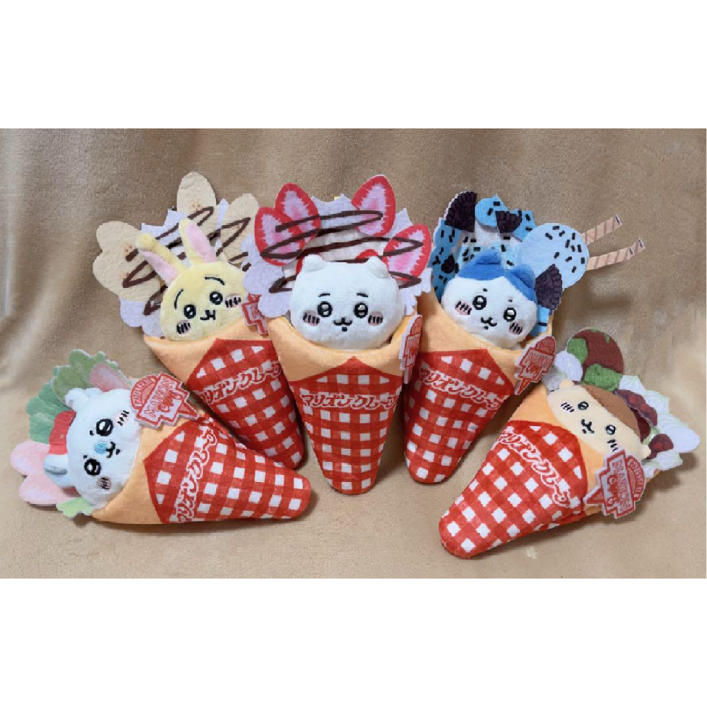 🎗️吉伊卡哇 x 可麗餅🎗️  Chiikawa 聯名商品 玩偶 娃娃 吊飾 掛飾 小可愛 小八貓 小桃