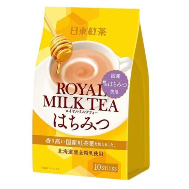 🍵現貨🇯🇵日本🇯🇵「日東紅茶」皇家蜂蜜奶茶沖泡粉隨身包 10入