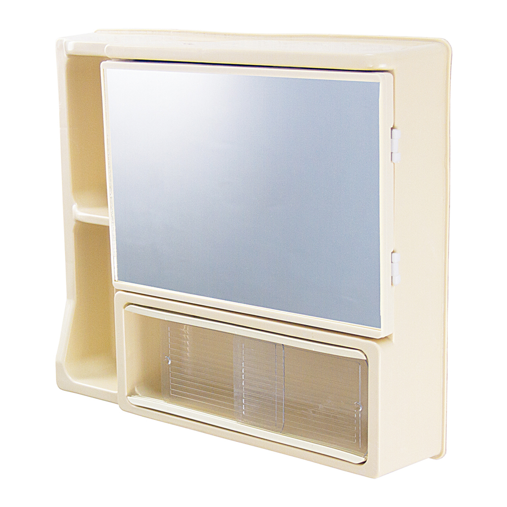 YM-105 44*37.5cm 收納方形鏡 塑膠鏡箱 無除霧鏡/衛浴鏡/化妝鏡 台灣製造