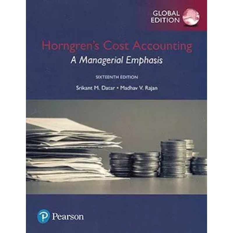 Horngren's Cost Accounting: A Managerial Emphasis 成本會計學原文書16