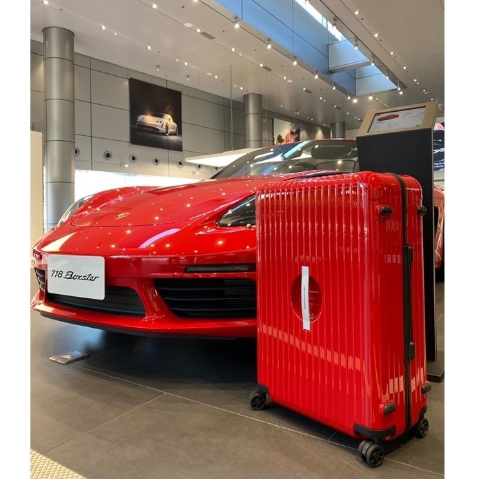 【原廠精品專賣】RIMOWA x PORSCHE 保時捷超輕型四輪行李箱 XXL 紅