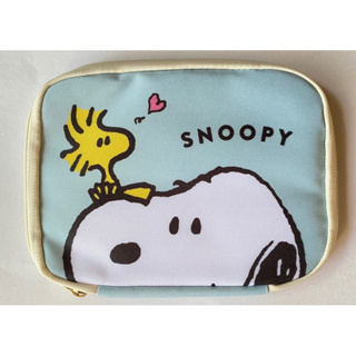 日本 雜誌 史努比 Snoopy 薄型 化妝包 收納包 袋子