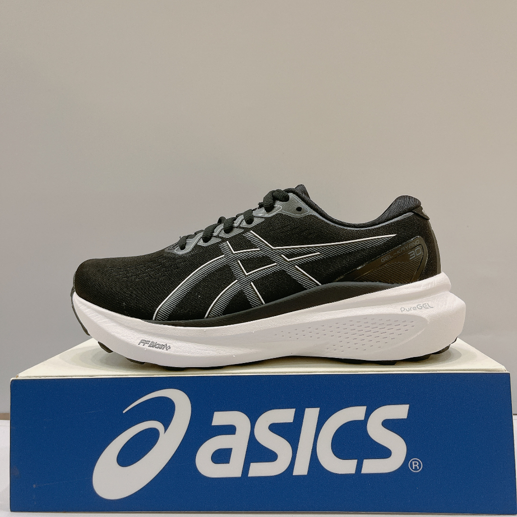 ASICS GEL-KAYANO 30 (D) 女生 黑色 寬楦 緩震 運動 慢跑鞋 1012B503-002