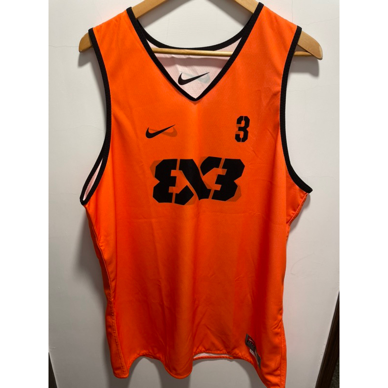 NIKE FIBA 3x3 雙面球衣 橘 XL+2