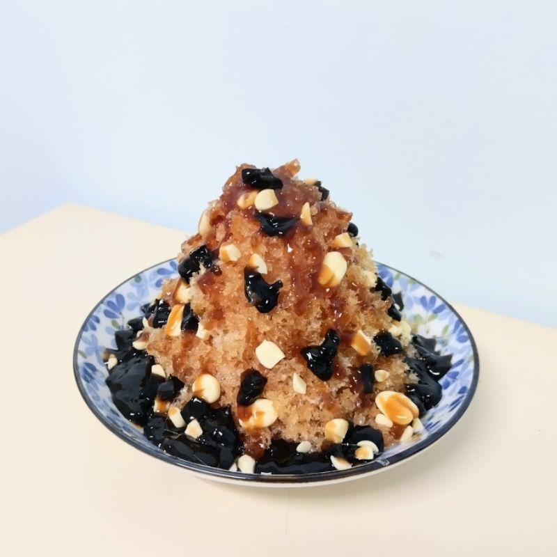 花生仙草黑糖刨冰 黏土成品 仿真蛋糕 創意甜品