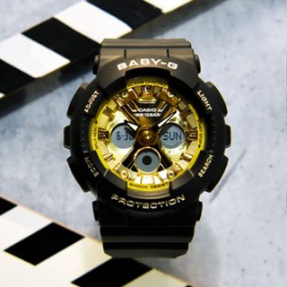 CASIO 卡西歐 BABY-G 風格時尚雙顯女錶樹脂錶帶(BA-130-1A3)