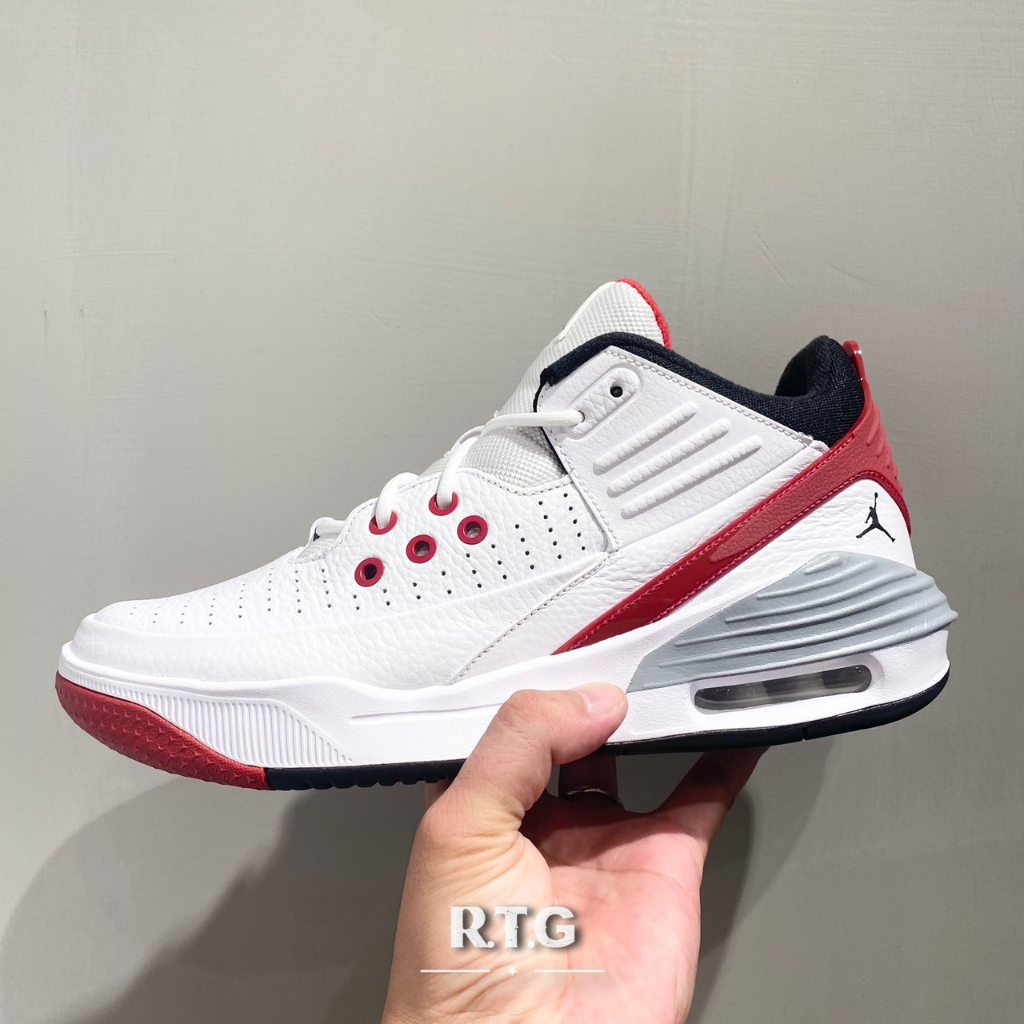 【RTG】 NIKE JORDAN MAX AURA 5 白黑紅 籃球鞋 氣墊 AJ3靈感 男鞋 DZ4353-101