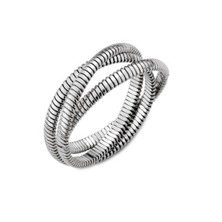 【IR】蛇紋造型 純銀 女款戒指飾品