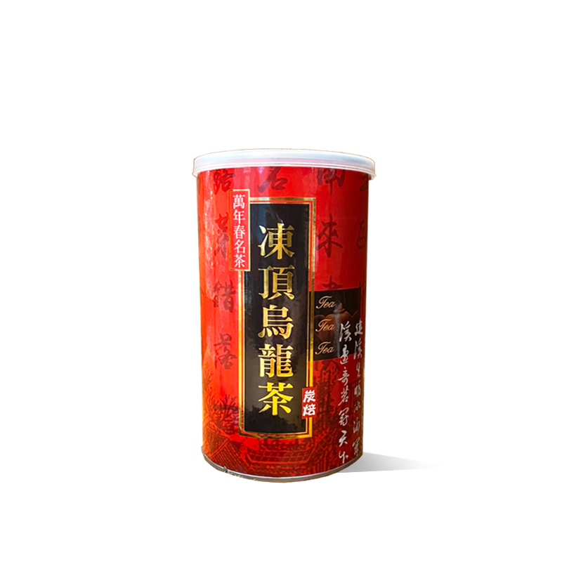 【萬年春】小茗冠系列　凍頂烏龍茶150(g)/罐 炭焙烏龍 黑烏龍 凍頂烏龍茶 熟茶