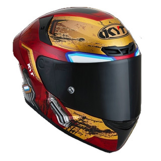 【KYT】TT-Course 彩繪 鋼鐵人 IRON MAN 馬克85戰損版 全罩式安全帽 漫威正版授權 TTC