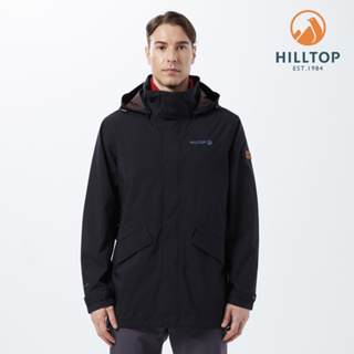 【HILLTOP山頂鳥】 GORE-TEX® 2L 男款防水透氣外套 黑｜PH22XMZ7ECA0