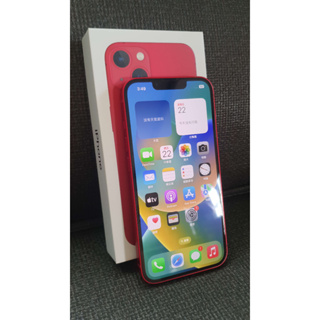 二手機 iPhone 13 紅 Red 256G A2633 APPLE (MB001000)