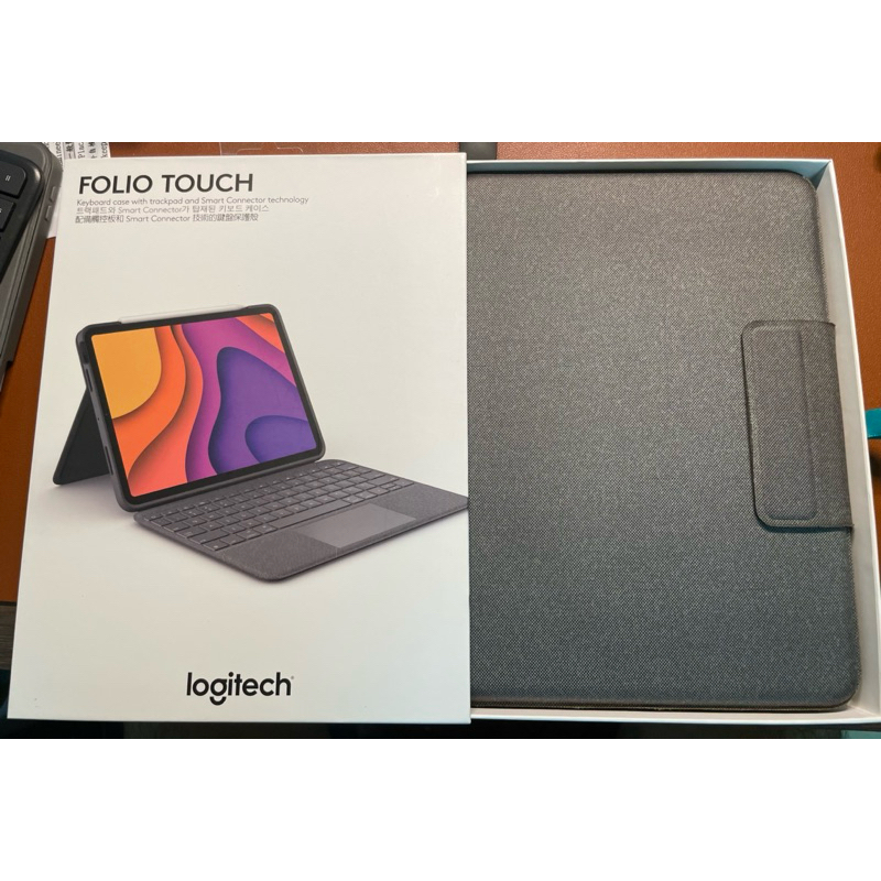 [二手] ipad air 4 5 鍵盤保護套 logitech FOLIO TOUCH