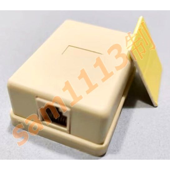 113接頭盒 電話 RJ11 6P4C 單線電話線 轉接盒 電話接線盒 電話盒 &gt;&gt;5個