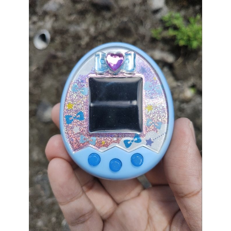 絕美收藏品 Tamagotchi Dream Mix 夢想 藍色版本 整體約九成新 無盒說 電子雞 彩機