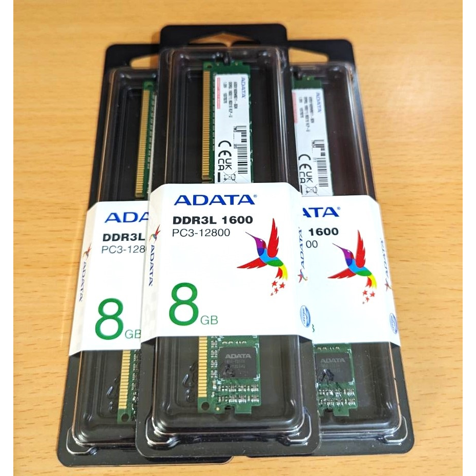 【全新】ADATA DDR3L 8G 4G 1600 RAM 窄板 威剛 記憶體 終保 1.35V 10370071