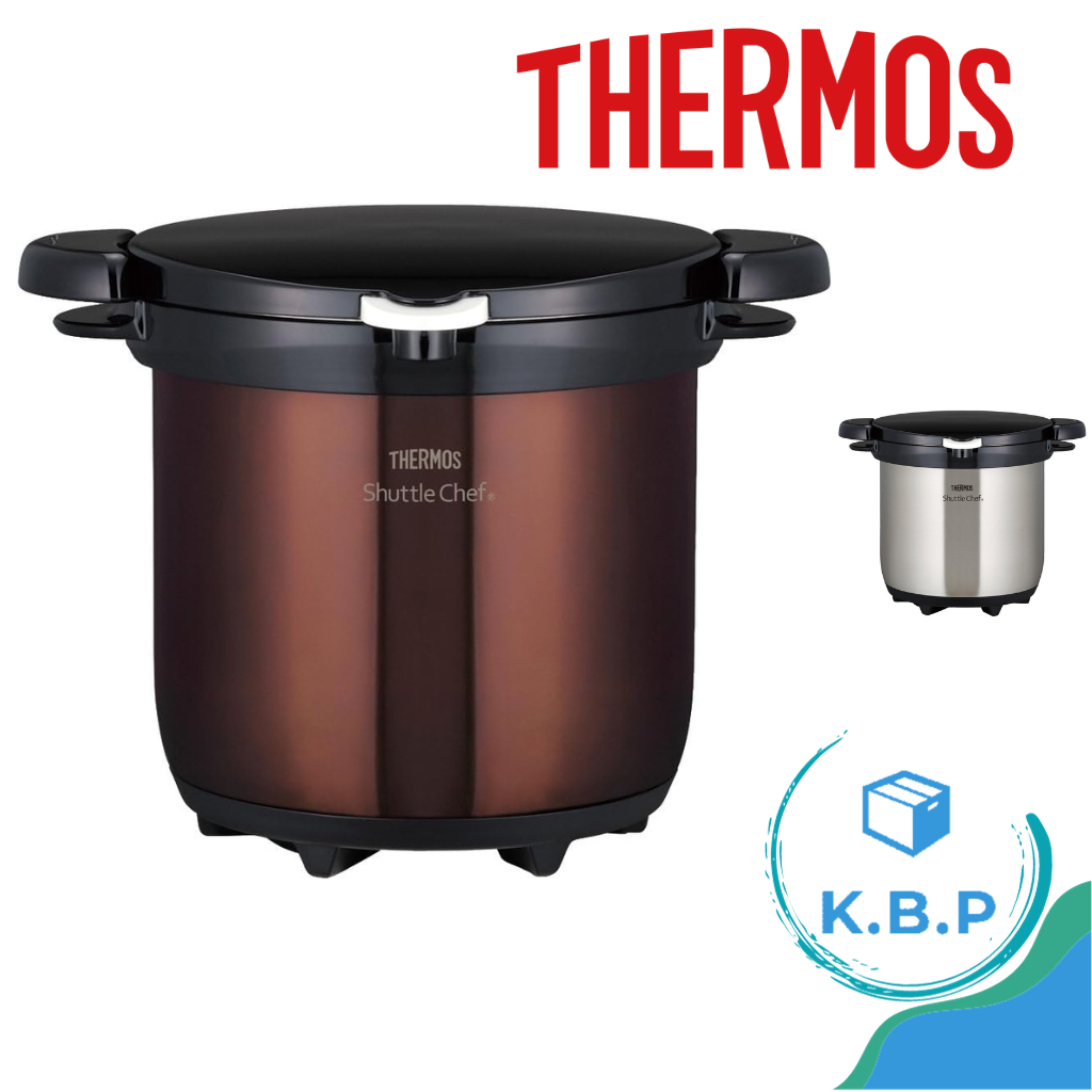 日本 THERMOS膳魔師真空保溫悶燒鍋4.5L /3L不鏽鋼KBG-4500 KBG-3000 CS