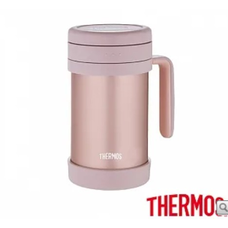【THERMOS 膳魔師】不鏽鋼真空保溫杯0.5L 粉色 (TCMF-501-CAC)