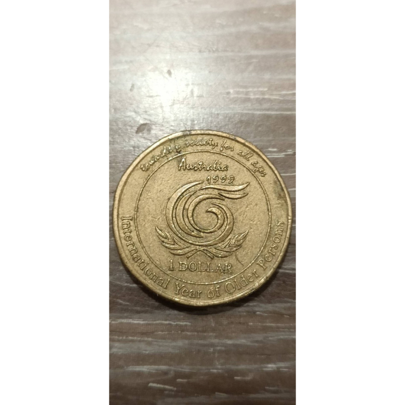 澳洲'1999年/1元（國際老年人年'紀念幣）*1枚